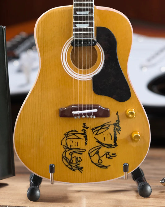 John Lennon “Give Peace a Chance” Mini Acoustic Guitar Replica