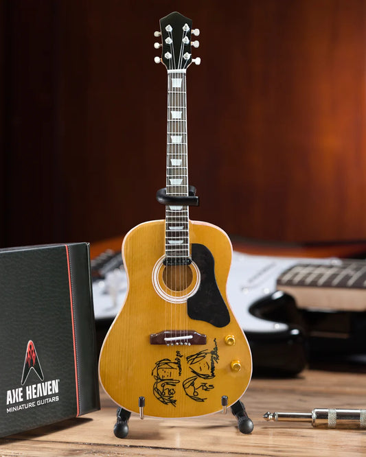 John Lennon “Give Peace a Chance” Mini Acoustic Guitar Replica