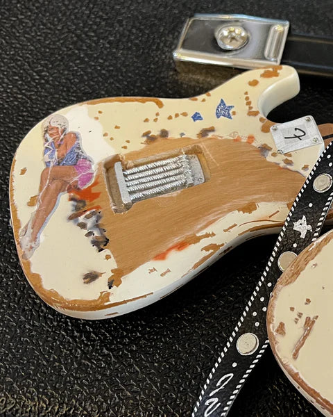 Official Signature Jimmie Vaughan - Custom Vintage Mini Fender™ Guitar Replica