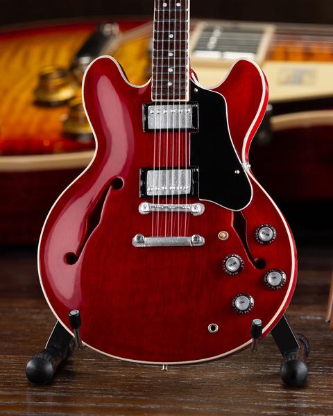 Gibson ES-335 Faded Cherry 1:4 Scale Mini Guitar Model